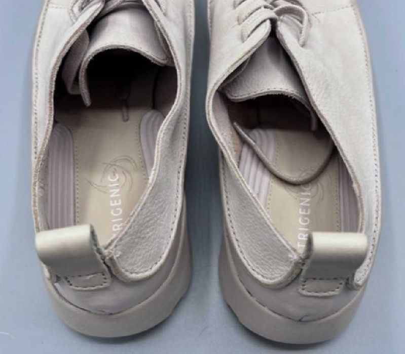 Дамски обувки CLARKS Trigenic Бежови - № 40, естествена мека кожа