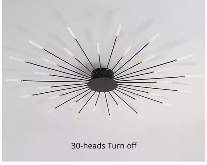 Златиста LED лампа фойерверк 30W