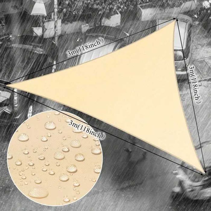 Водонепромокаема Тента - сенник за градина или басейн 3х3х3 и 4х4х4