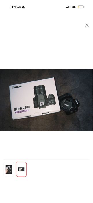 Фотоаппарат canon EOS 250d