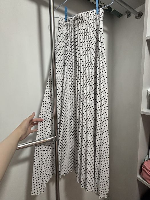 Юбка в горошек длина макси