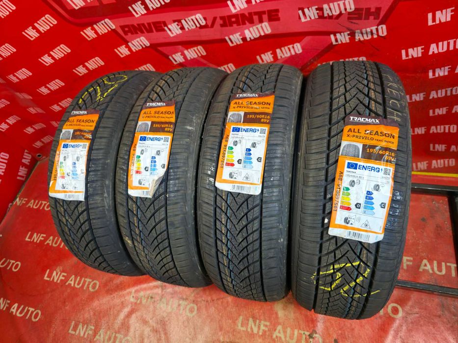 Anvelope VARA IARNA M+S - 195/60/16 - TRACMAX - NOI - DOT 2023 !