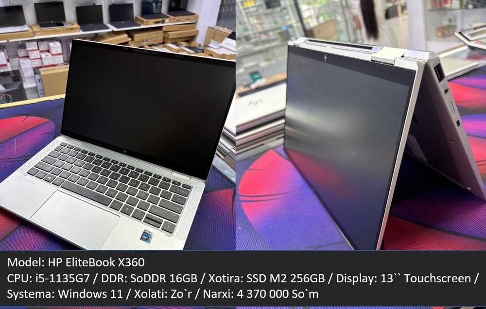 Noutbuklar Optom BU HP, Asus, Lenovo, Acer, MSI, Dell, Surface...