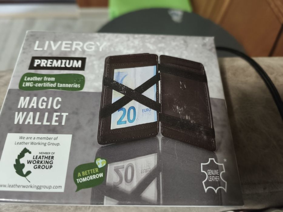 Мъжко портомоне ест.  кожа