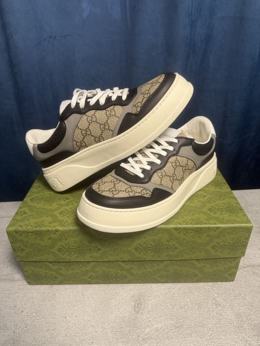 Gucci leather low trainers