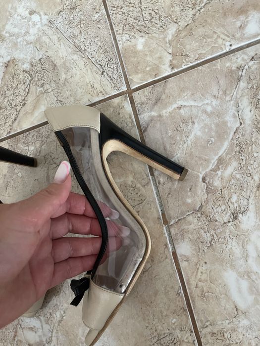 Pantofi dama vero cuoiu decupati in fata