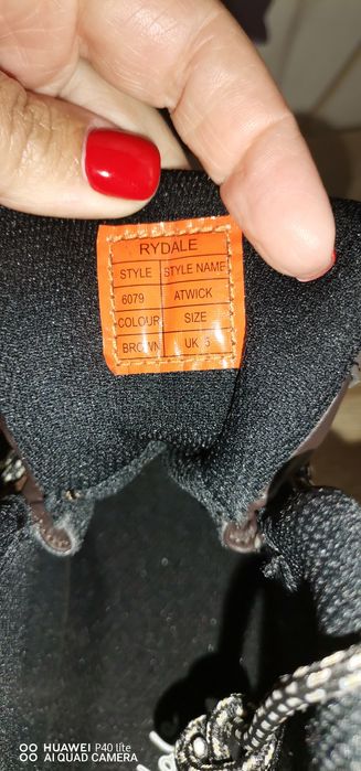 Ghete din piele, whaterproof, noi cu eticheta. Marimea 40. 25.5 cm