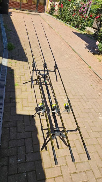 Set pescuit Crap 6x lansete Hakuyo MTX 9 3.9m 3.6m