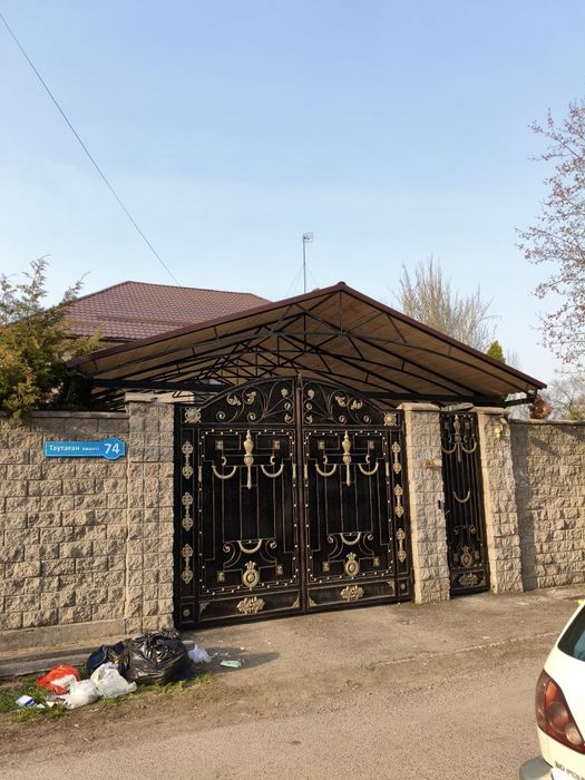 Навес , Забор , Козырек ,  Ворота ,