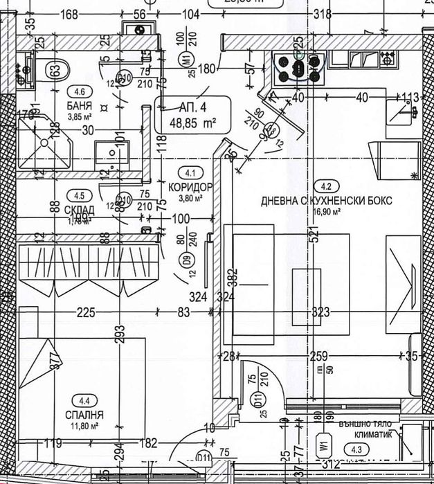 Дава се под наем Двустаен апартамент в София, Студентски град - 59 кв.м за 110000 € - Снимка #1