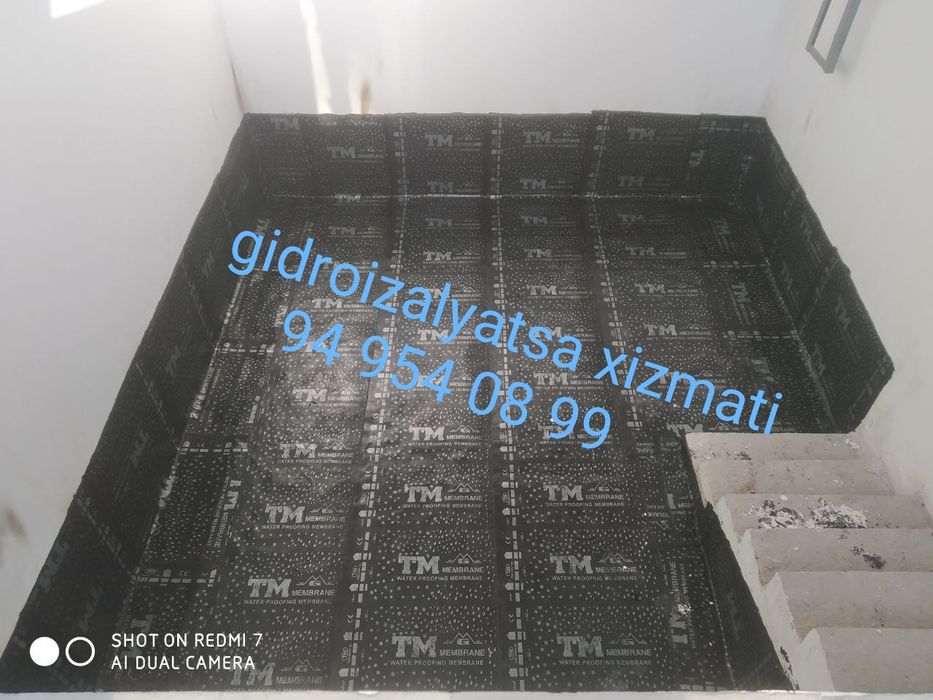 Gidro izalatsiya xizmati Гидроизоляция фундамента