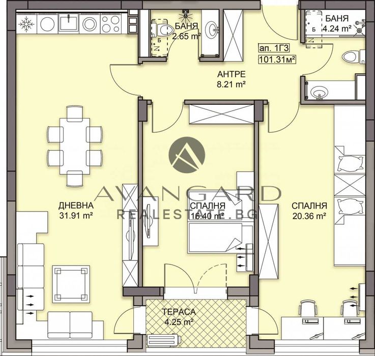 Продава се Тристаен апартамент в Пловдив, Кършияка - 121 кв.м за 1212 €/кв.м - Снимка #6