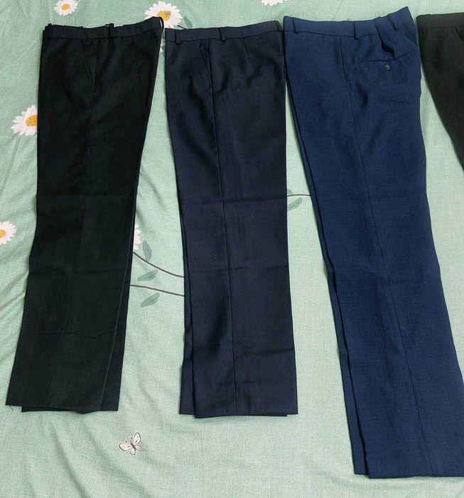 Продам  черный  и синий брюки подростковые