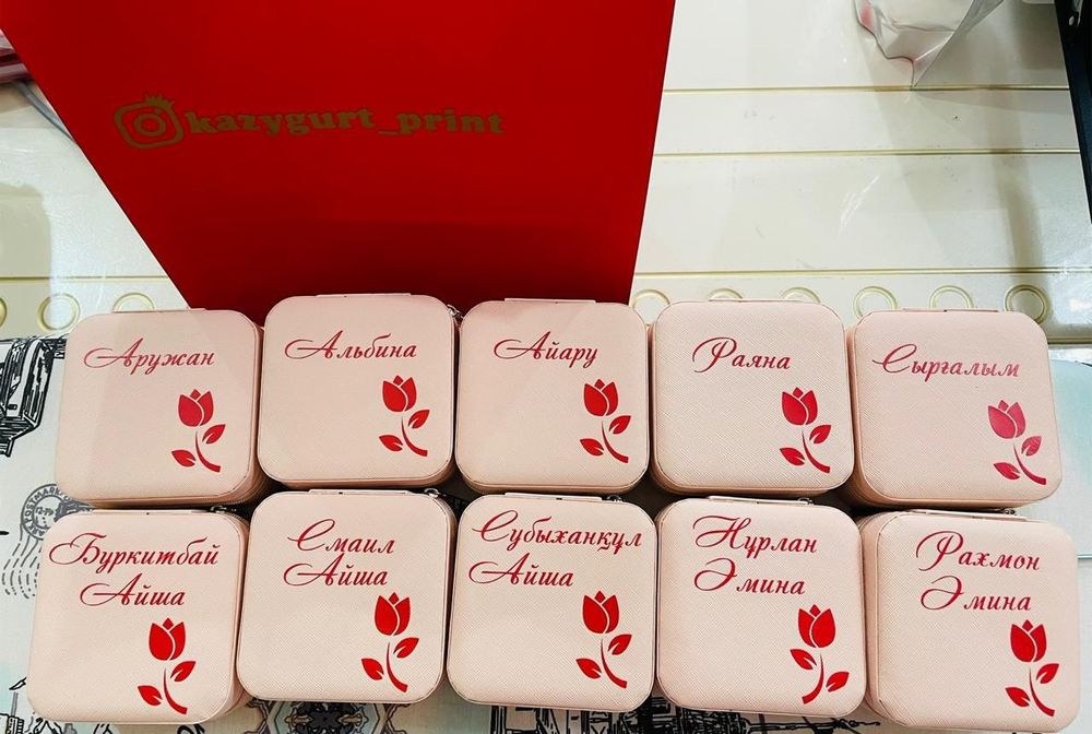 Шкатулка для украшений именные