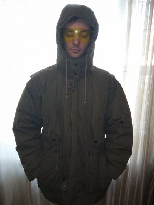 Мужской пуховик теплый