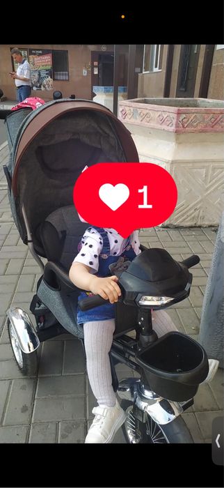 Продается велосипед-коляска в очень хорошем состоянии