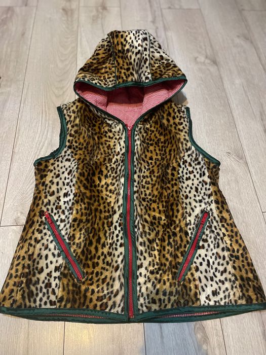 Vestă damă animal print