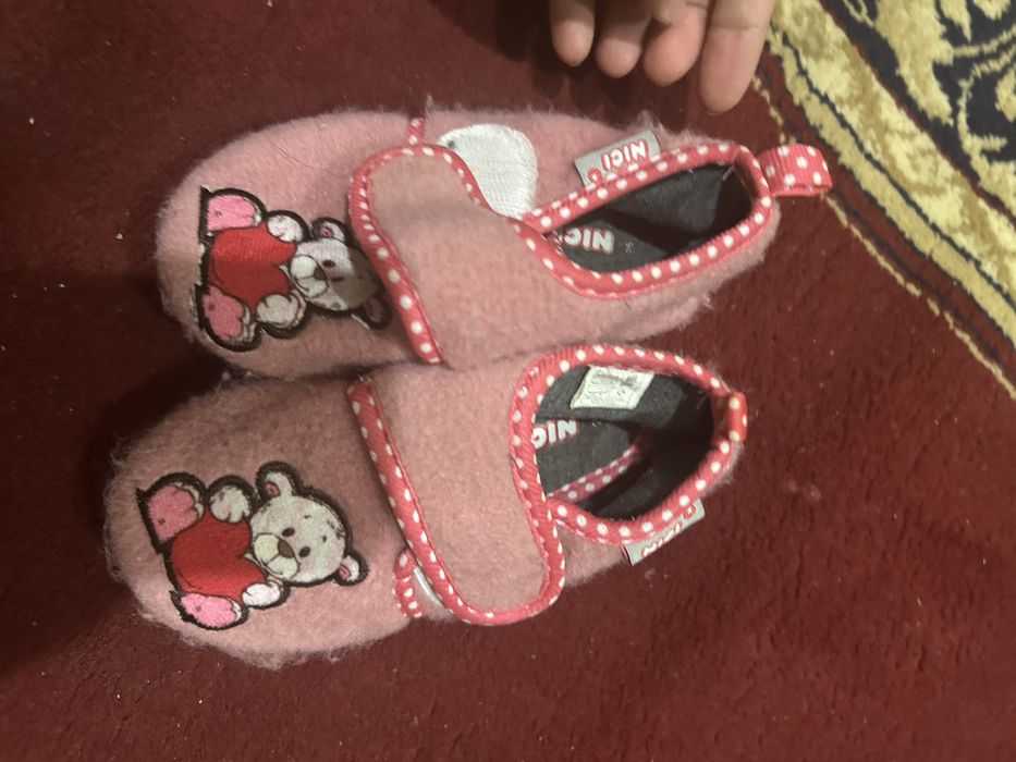 Тапочки в сад теплые 25 размер на девочку