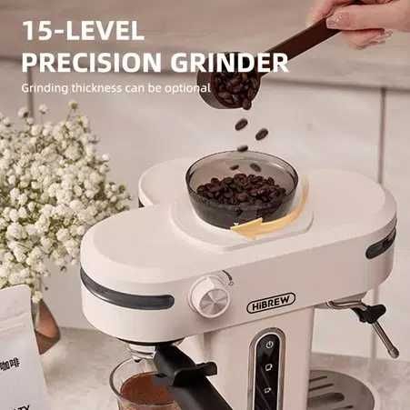 Еспресо машина с кафе на зърна HiBREW H14