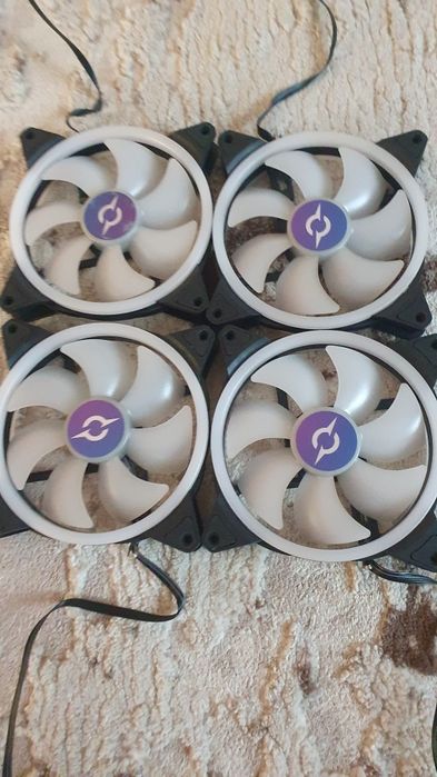 4 ventilatoare AQIRYS Cetus 140mm ARGB
