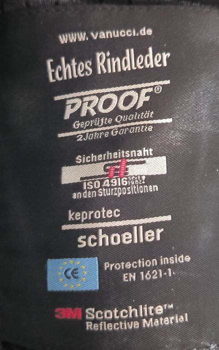 Costum moto piele Vanucci 54