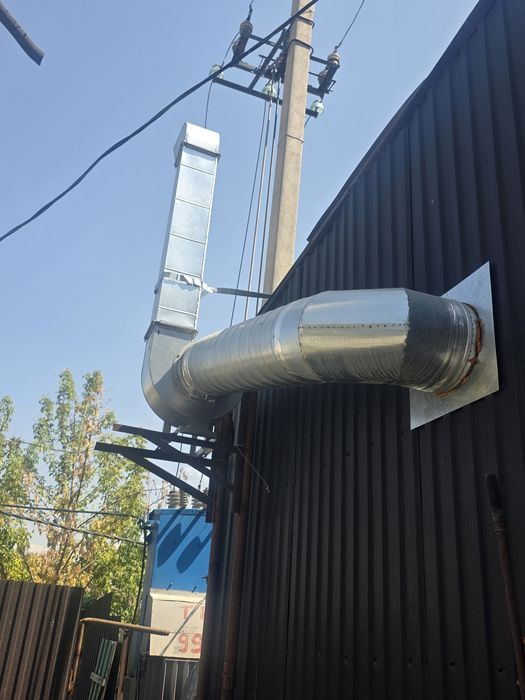 Вытяжка зонт улитка