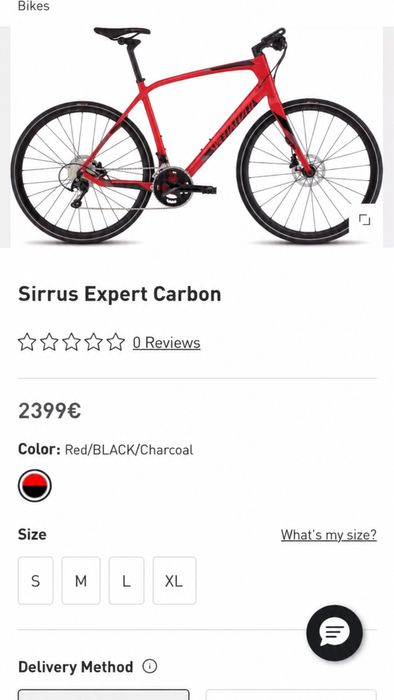Карбонов Велосипед Specialized Sirrus - L размер - Висок клас