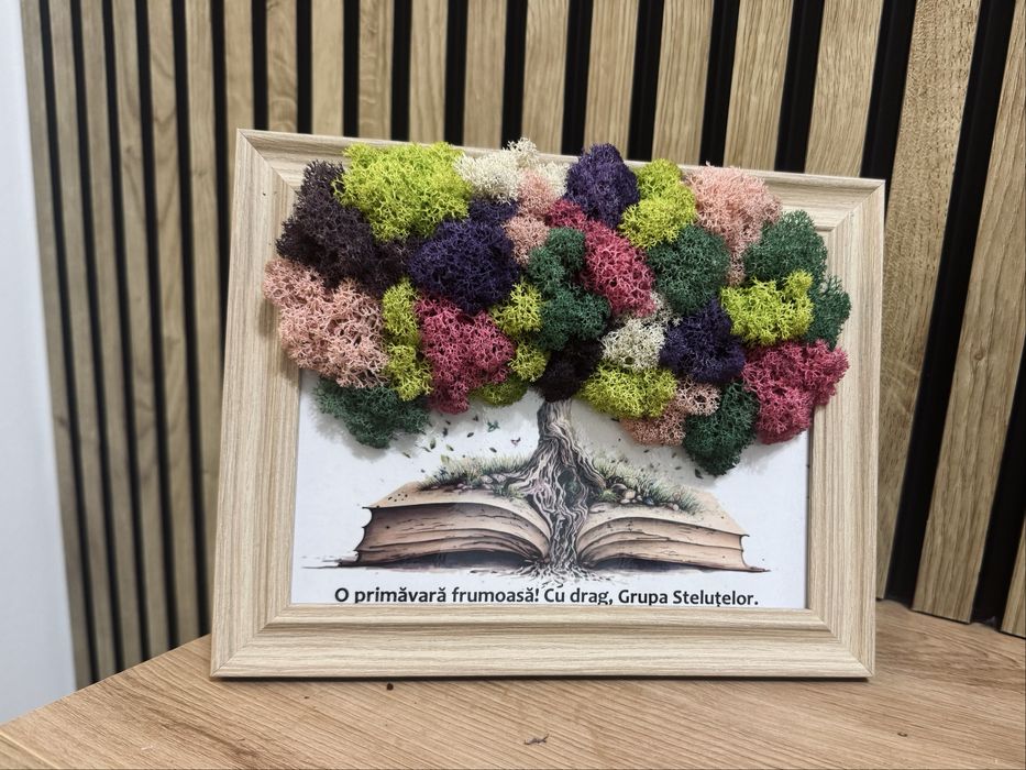 Tablou licheni decorativ