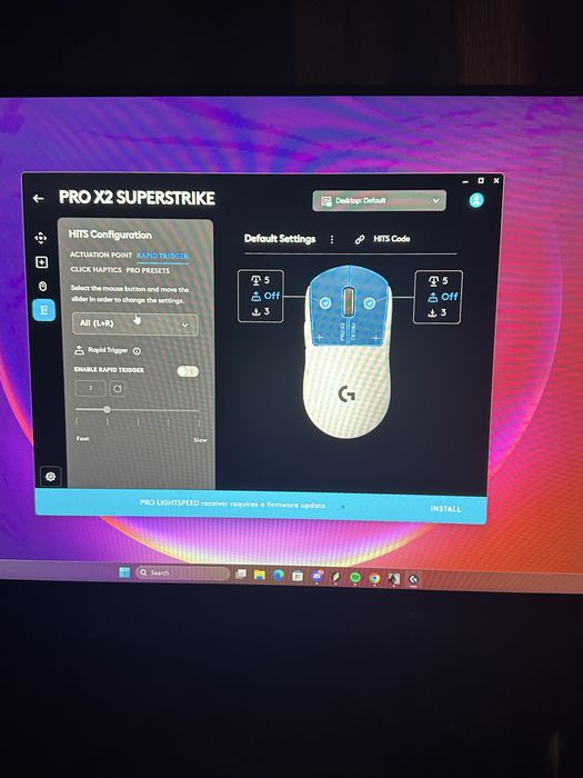 Мишка Logitech PRO X2 Superstrike
