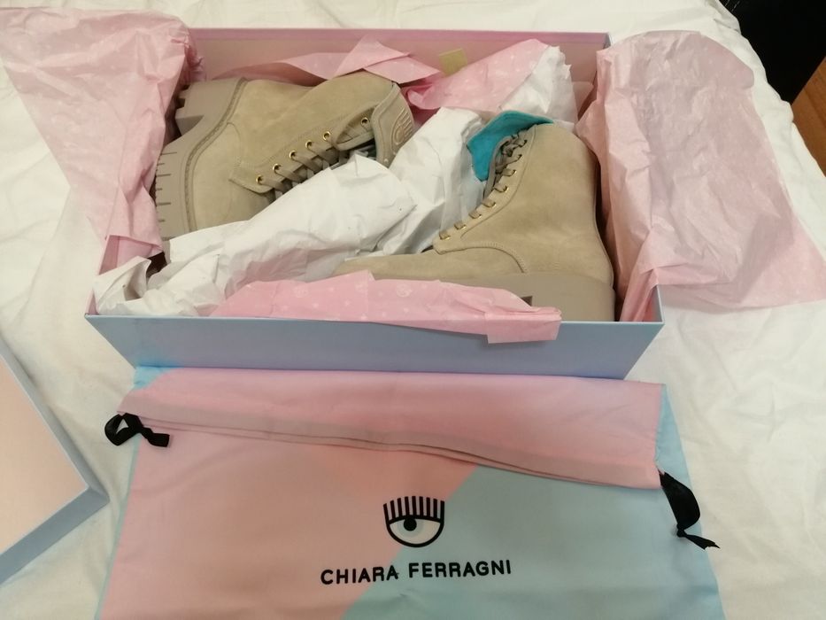Ghete Eyelike piele întoarsă Chiara Ferragni 36