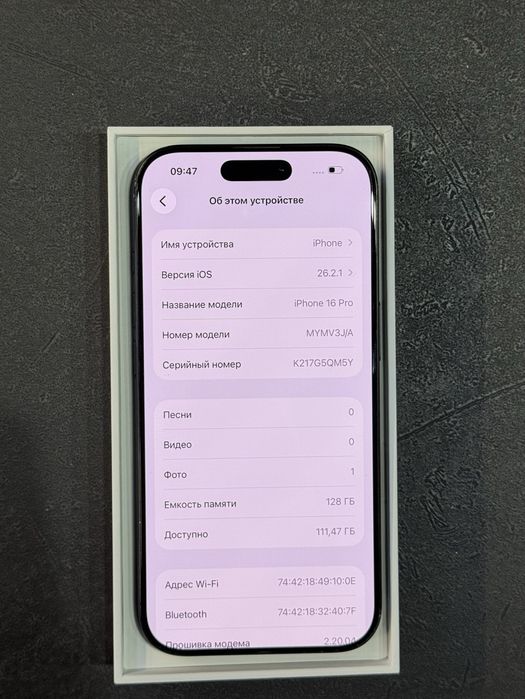 Iphone 16 pro 128gb 91%