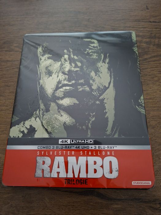 TRILOGIE RAMBO - COMBO UHD 4K + BD - Steelbook [Blu-ray]