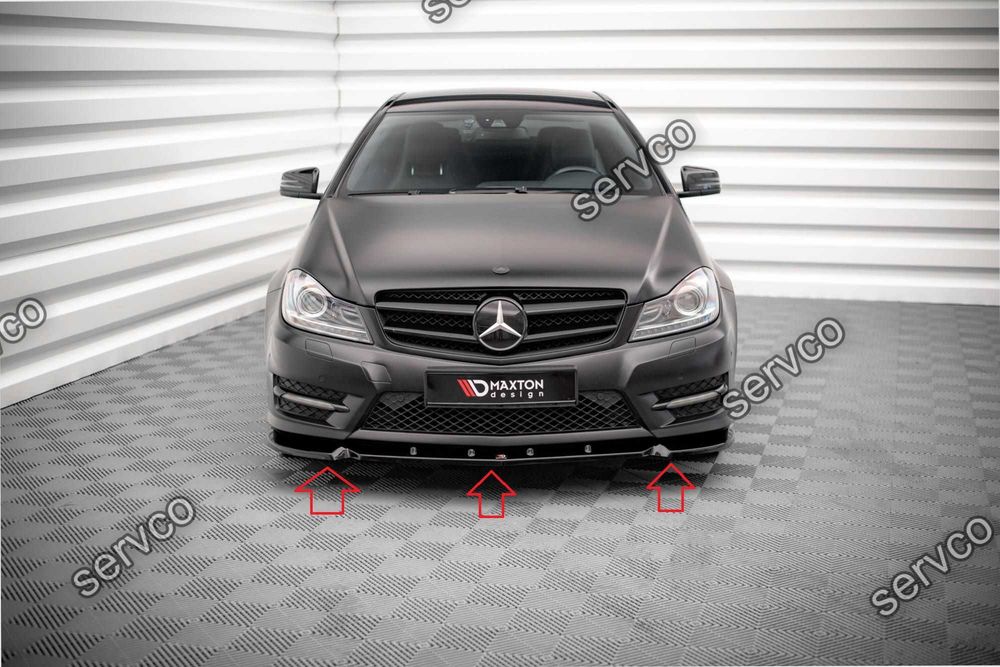 Pachet Body kit tuning Mercedes C Class C204 Coupe AMG-Line 2011-2015 v3