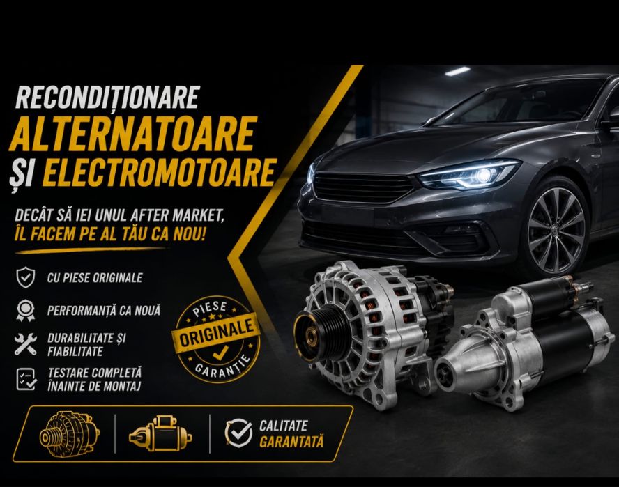 Reparatii alternatoare reparatii electromotoare la domiciliu non stop