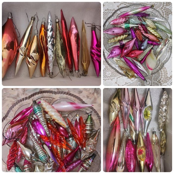 Сосульки,шишки, фигурки