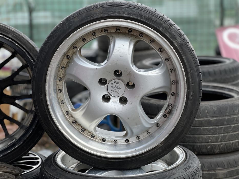 17” 5x100 4x9j Et30 Алуминиеви джанти FK с летни гуми 215/40/17