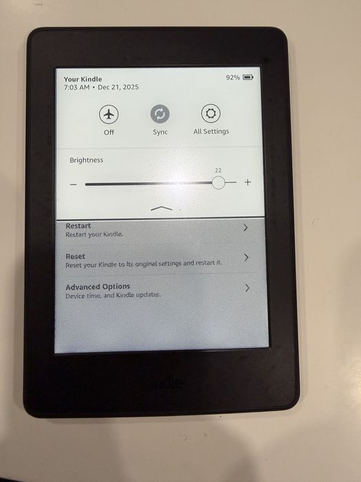 Електронен четец Kindle Paperwhite с подсветка 7-ма генерация