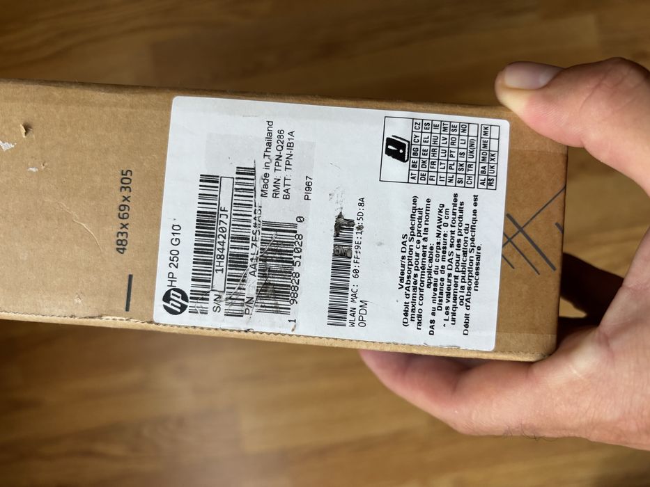 Laptop hp 250 g10 Nou i7 512gb