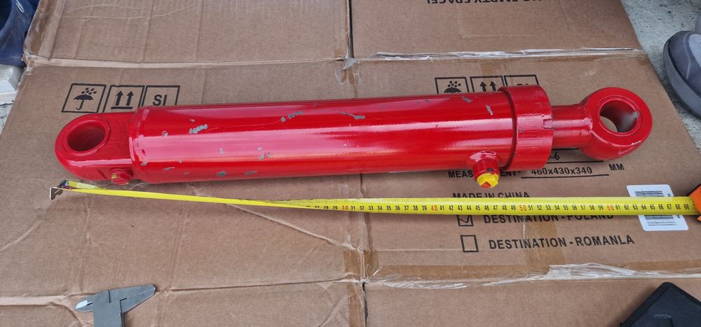 Cilindru hidraulic 640 mm strâns tija 50 mm grosime diametru bolt 40 m