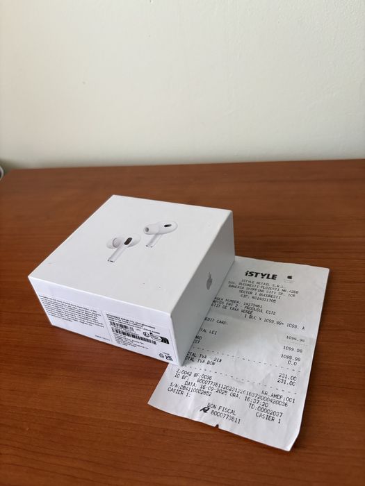 AirPods Pro 2 cu ANC – stare foarte bună