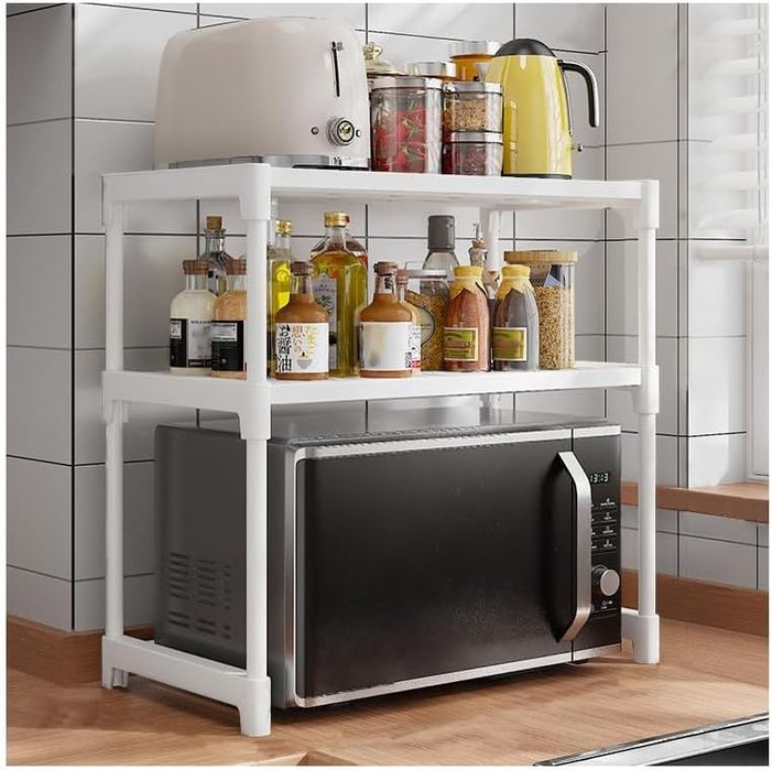 Етажерка над Микровълнова с 2 метални Рафта