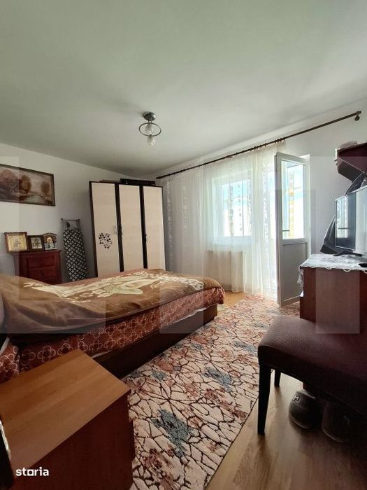 Apartament luminos cu balcon generos, etaj 1 –  zona Popauti