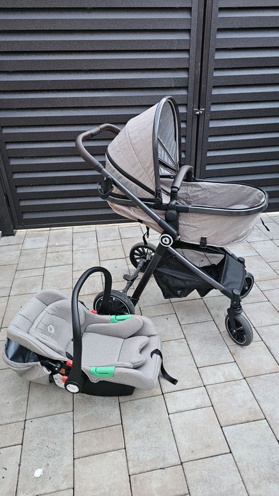 Carucior 3 in 1 Coccolle Ago, pliabil, copertina XXL