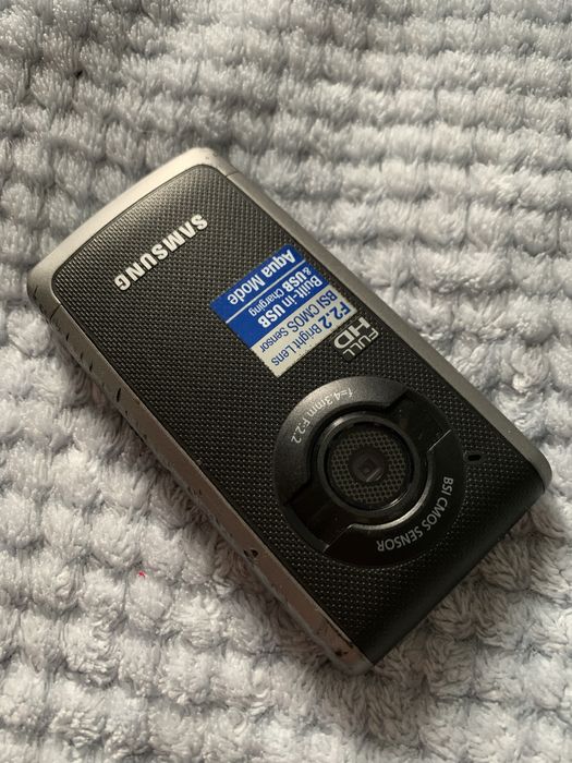 Pocket Video Camera SAMSUNG HMX-W200 Rugged HD Waterproof Camcorder