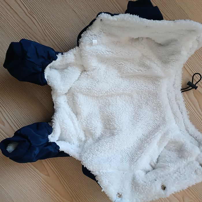 Зимен гащеризон за малка порода куче