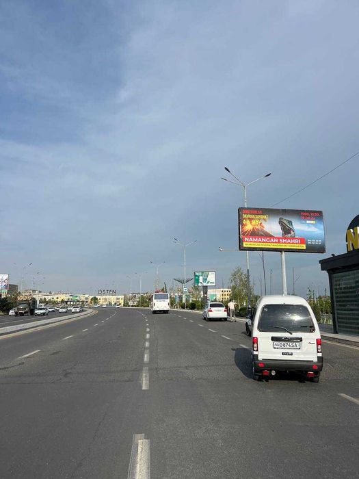 Buxoroda Bilbord reklama joylashtirish | Реклама на билбордах в бухаре