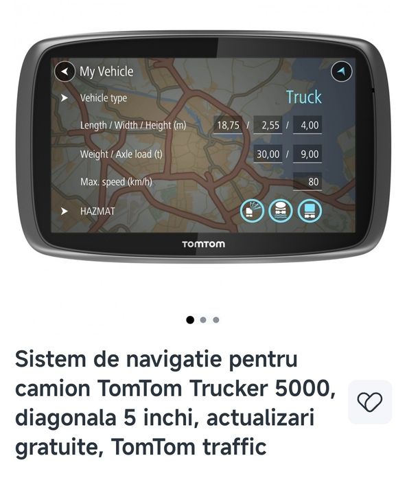 Gps TomTom  Trucker 5000