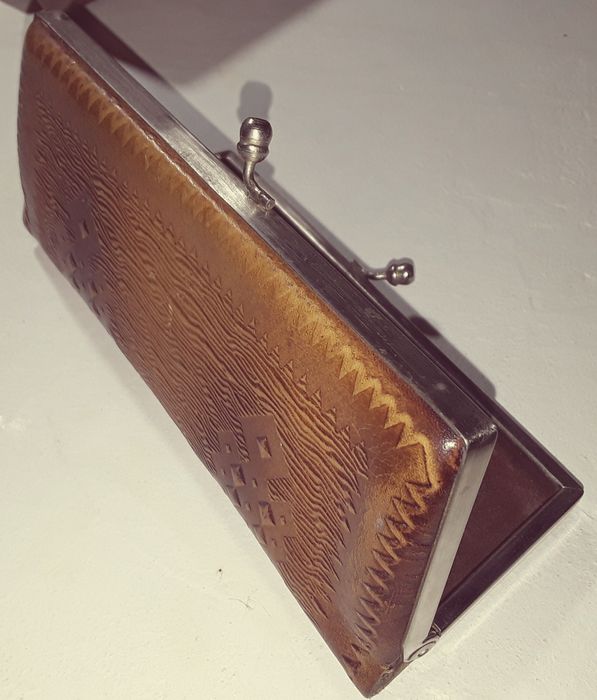 Очешник кожаный антикварный