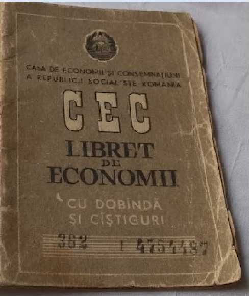 Libret CEC RSR 1970 - Document Istoric Colectie Comunism Epoca de Aur