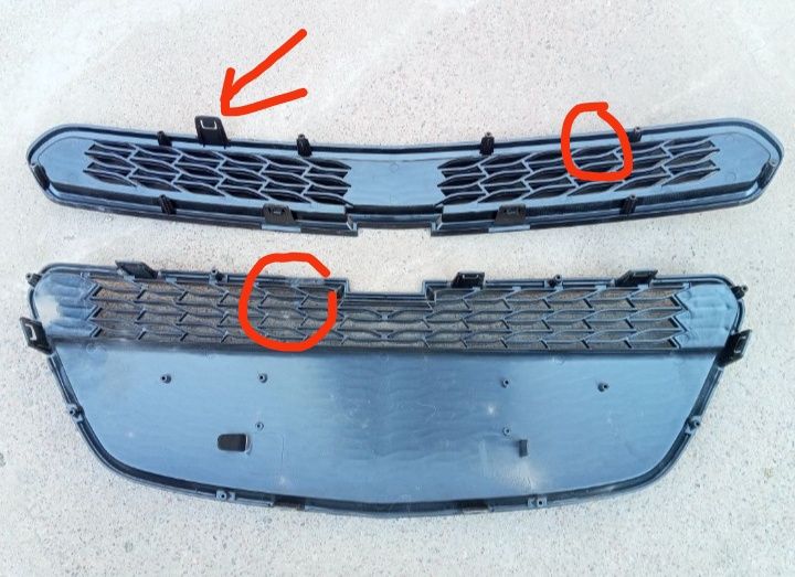 Спарк. Решетка радиатора.